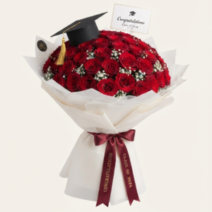 Soft Graduation Iris Bloom Box